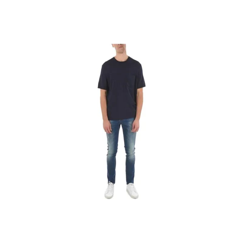 Neil Barrett T-Shirts Men Navy-1