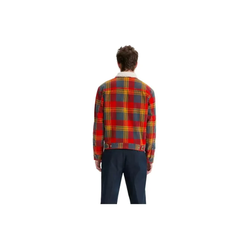 Levis Jackets Men Red-2