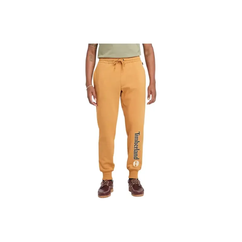 Timberland Linear Logo Sweatpant Casual Pants Men's Wheat-1
