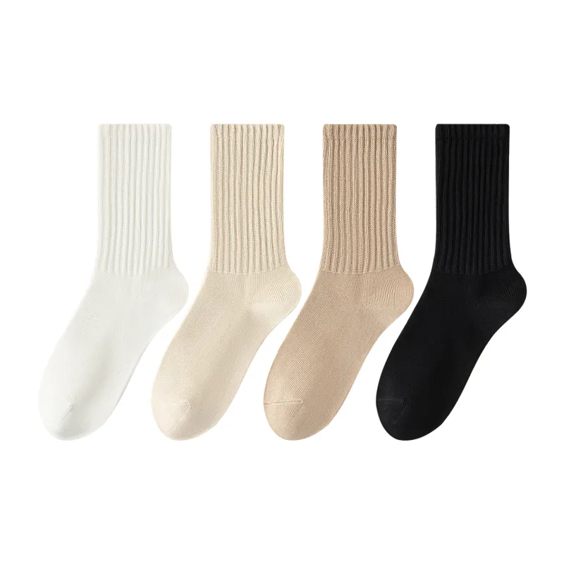 XXLLG Mid Calf Socks Men's 4 Pack-2