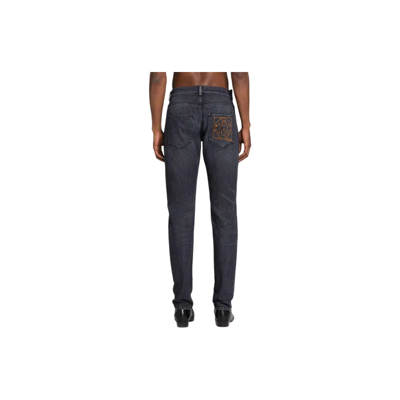 Roberto Cavalli Straight leg Cotton Jeans-3