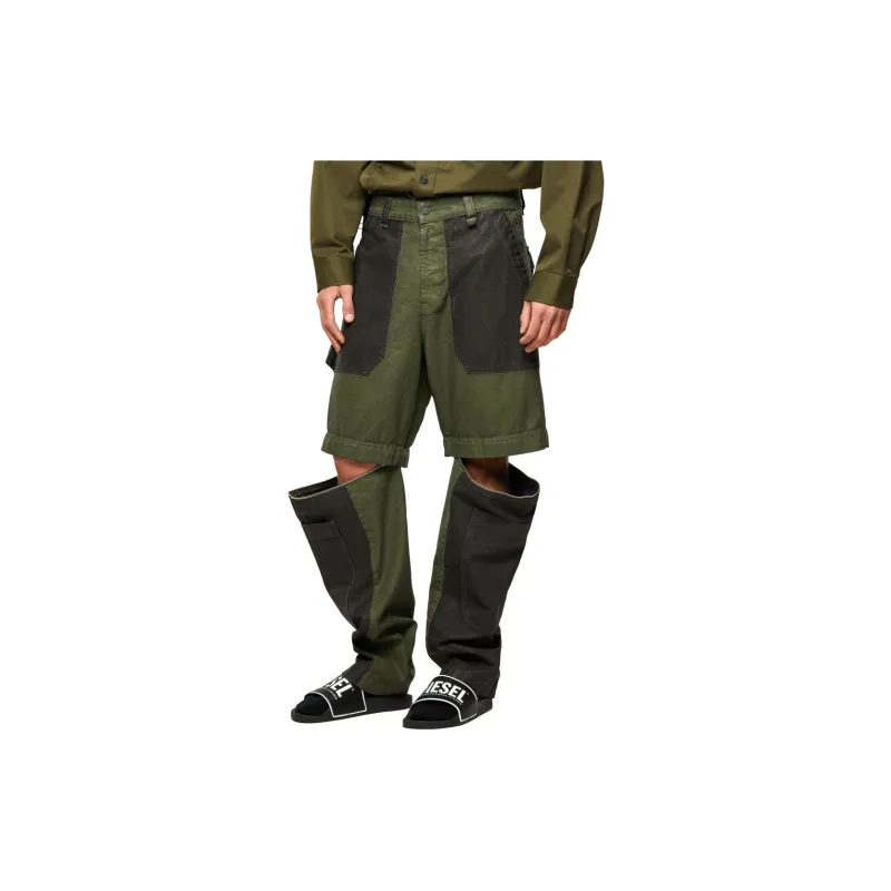 DIESEL Casual Pants Men's Green-1