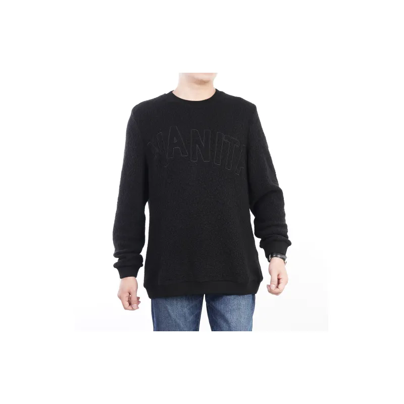BOINIGAN VANITA Chito Crew Neck Regular Sweatshirt Winter Men's Black-2