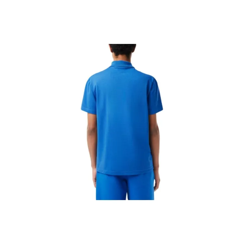 LACOSTE Logo-Embroidered Short-Sleeved Polo Shirt-1