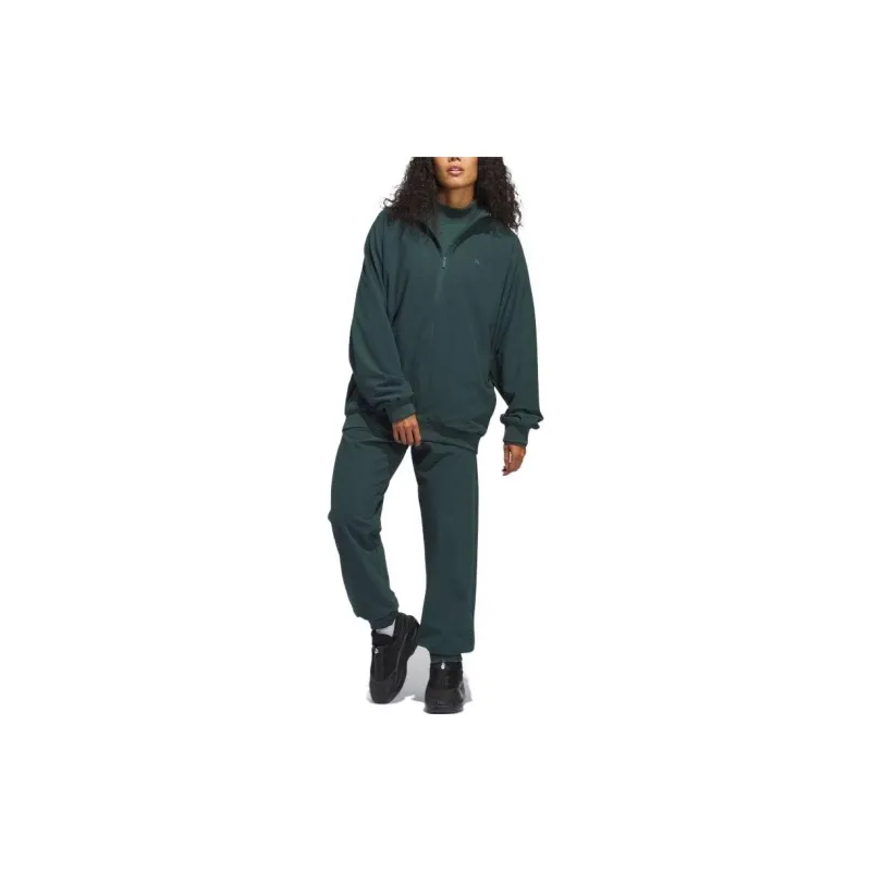 Adidas Knitted Sweatpants Unisex Mineral Green-3