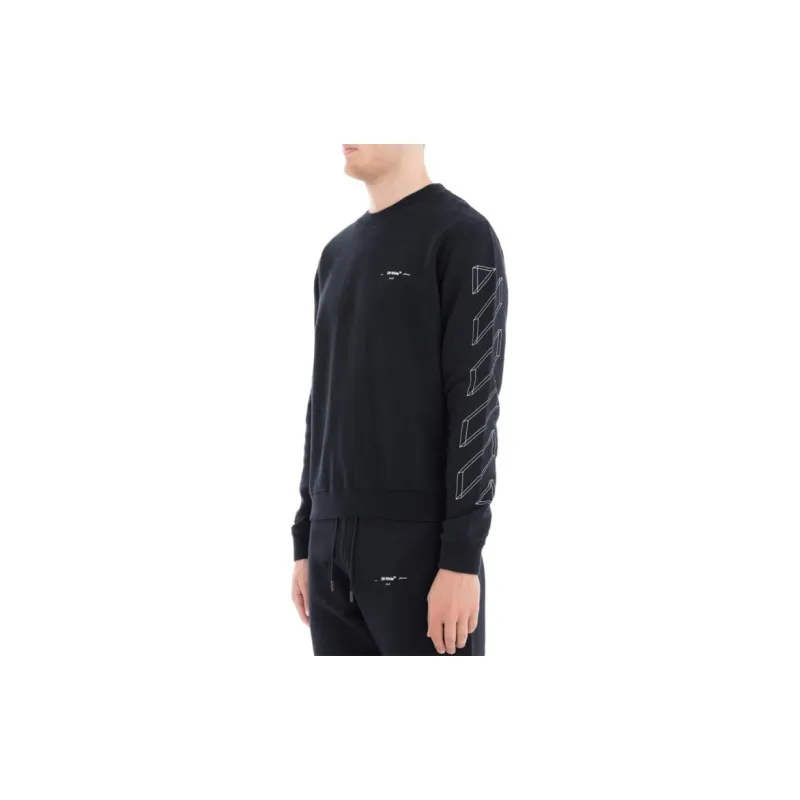 OFF WHITE Sweatshirt Men's Black-4