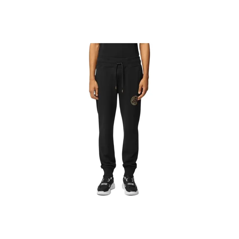 VERSACE JEANS COUTURE Logo embroidered Cotton Track Pants-2
