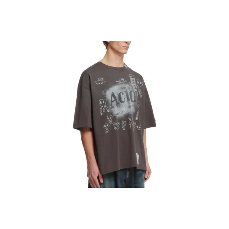 Maison Mihara Yasuhiro Graphic Printed Crewneck T Shirt-4