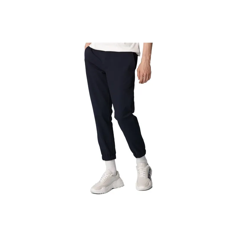 HAZZYS Casual Pants Men Dark Navy Blue-3