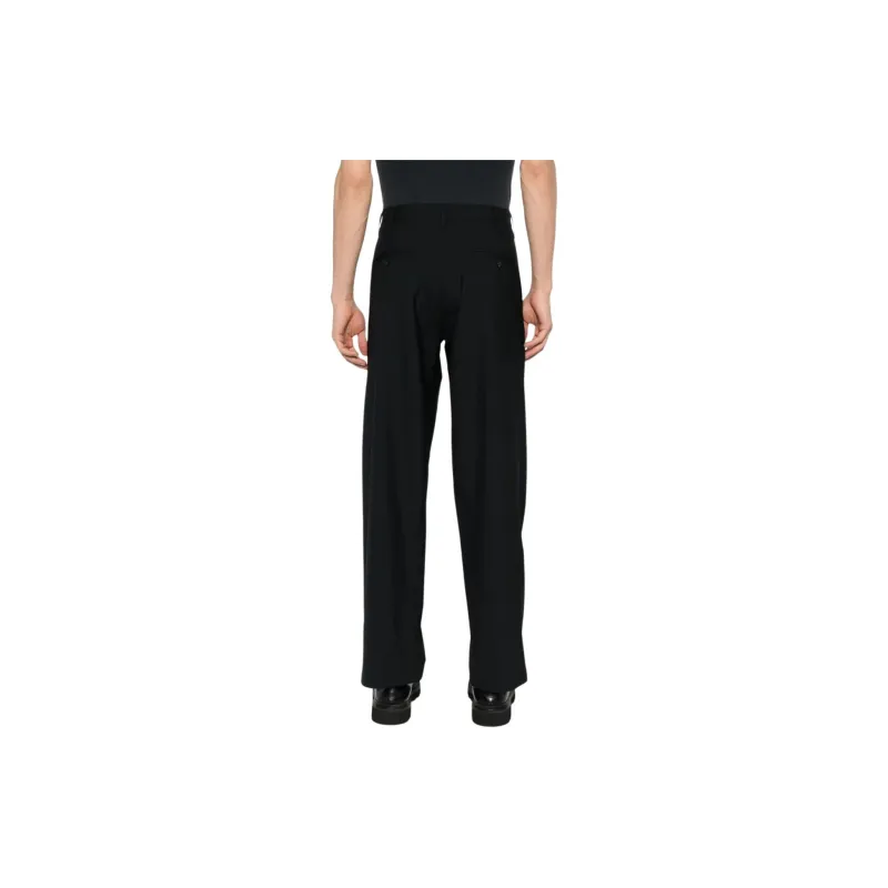 Sunflower Twist Pinstripe-pattern Wide-leg Trousers-3