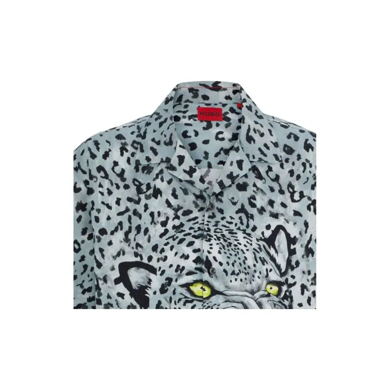 HUGO BOSS Animal print Short sleeve Shirt-6