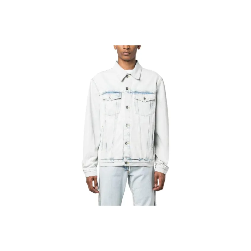 OFF WHITE Denim Jacket Men's Light Blue-2
