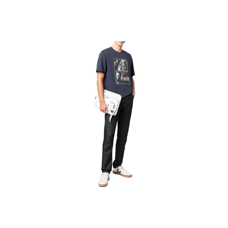 BARBOUR Photograph-Printed Crewneck T-Shirt-2