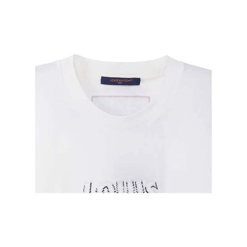LOUIS VUITTON Regular T Shirt Men's White-4