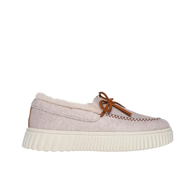 Skechers Cozy Slip Resistant Warm Low Top Casual Shoes Women's Beige-1