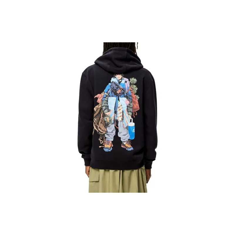 LOEWE Sweatshirts Men Black-2