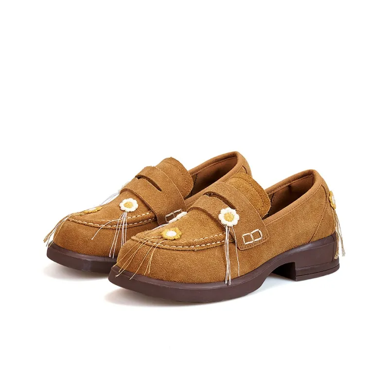 Joy&Mario Loafers Women's Coffee/Camel-6
