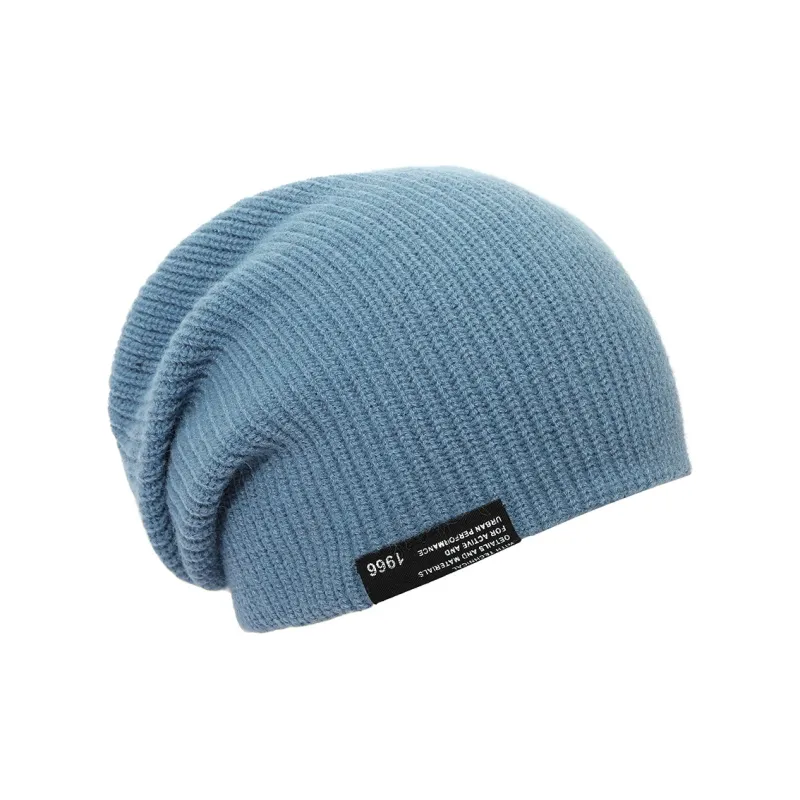 Clect Knitted Yarn Beanies Women's Klein Blue-3