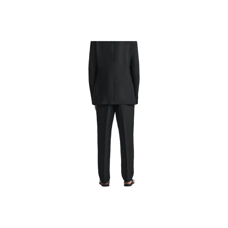 ZARA Suit Trousers Men Black-3