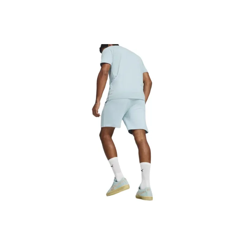 PUMA X Palm Tree Crew Casual Shorts Men's Cyan-4