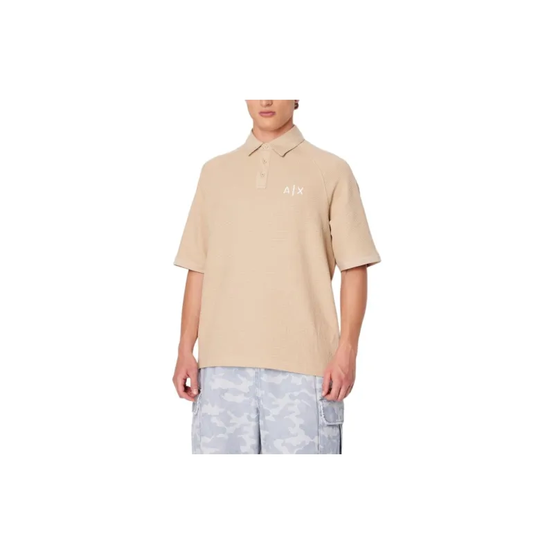 ARMANI EXCHANGE SS24 Polo Shirt Men's Khaki-4