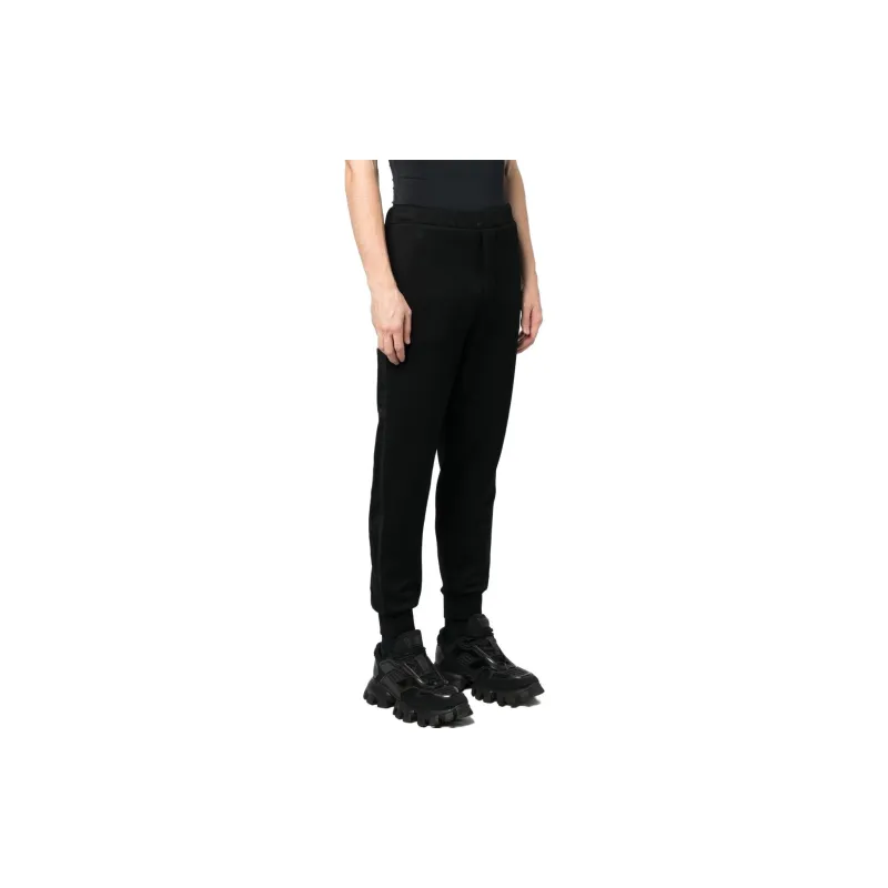 PRADA Logo Plaque Sweatpants-3