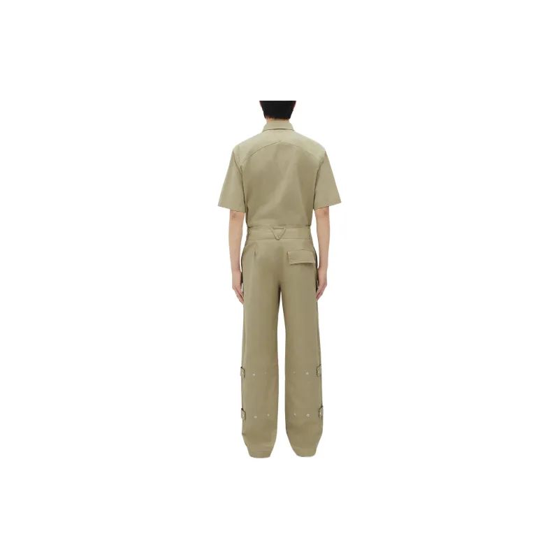 Bottega Veneta FW22 Casual Pants Men's Khaki-1