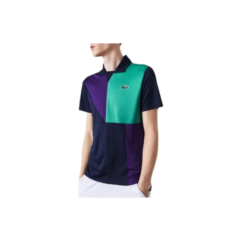 LACOSTE Polo Shirt Men's Marine Blue-1