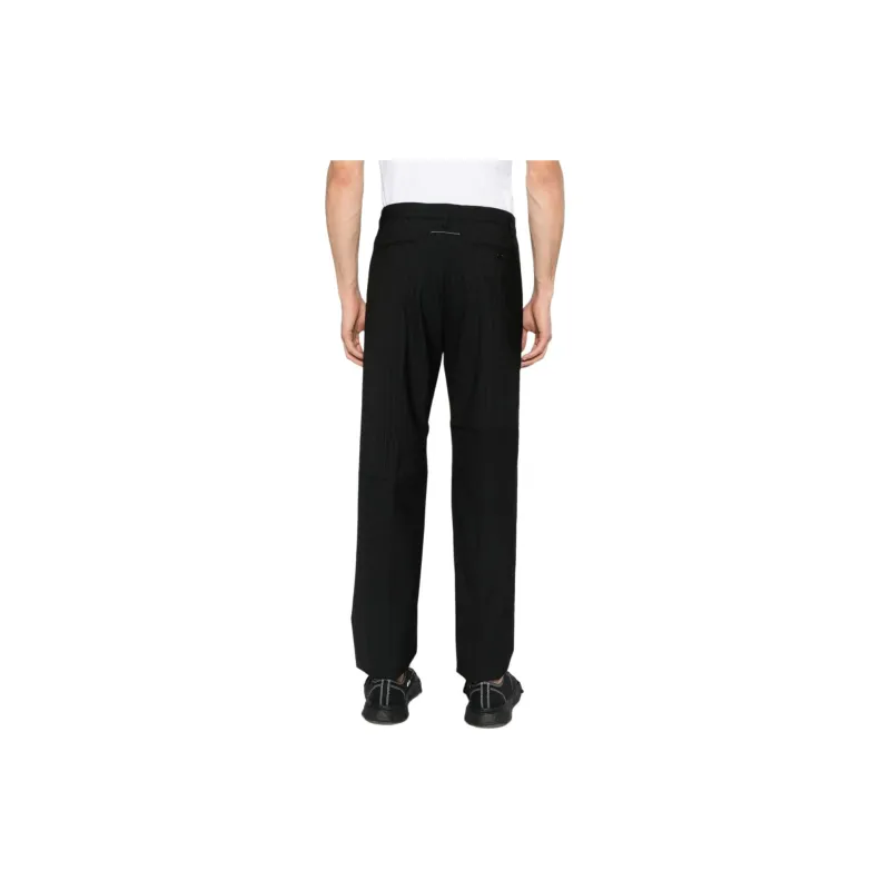 MM6 Maison Margiela Panelled Pinstripe Tailored Trousers-1