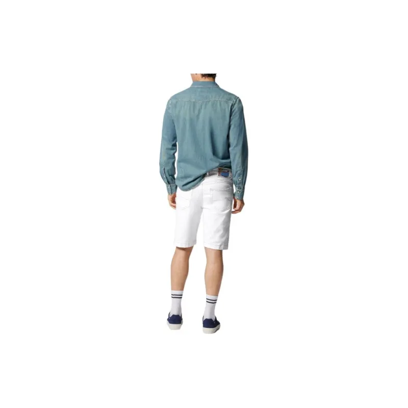 JACOB COHEN Nicolas Low-rise Straight-leg Denim Shorts-2