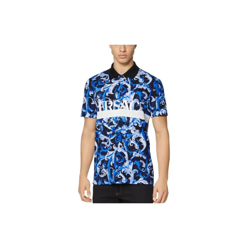 VERSACE VERSACE Polo Shirt Men's Blue-2