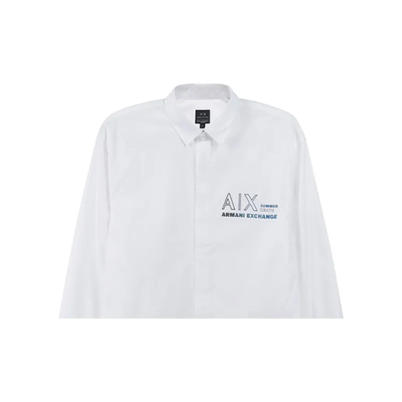 ARMANI EXCHANGE SS23 Shirt Men's White-2