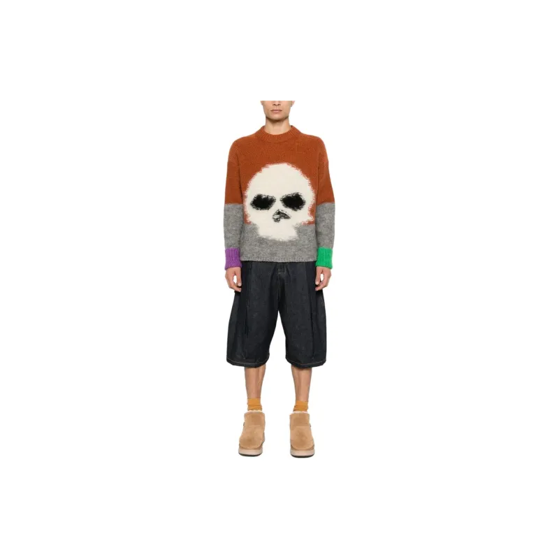 ERL Skull Intarsia knit Sweater-3