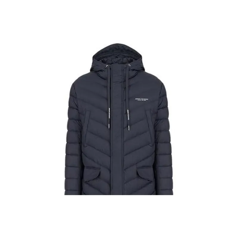 ARMANI EXCHANGEAE Down Jacket Men's Navy Blue-4