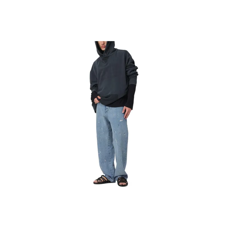 Maison Margiela Logo Embroidered Reverse Hoodie-4