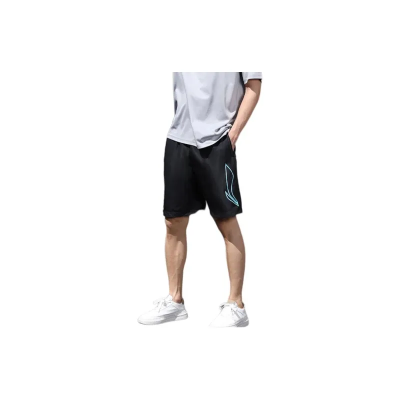 LiNing Sports Life Collection Casual Shorts Men's Cool Refreshing Black-1