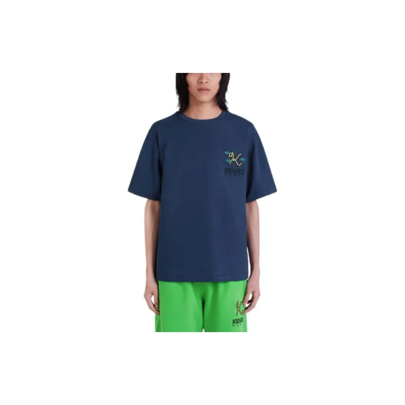 KENZO X Nigo FW22 Drop2 T Shirts Men Midnight Blue-2
