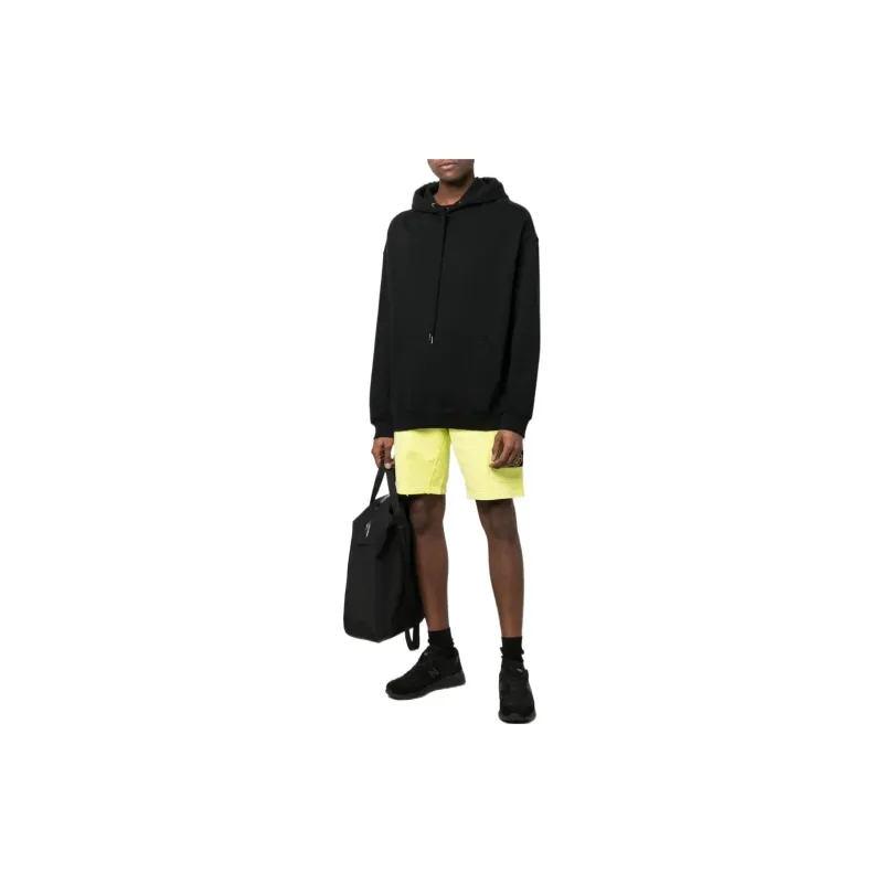 STONE ISLAND Compass-patch Cotton Track Shorts-1