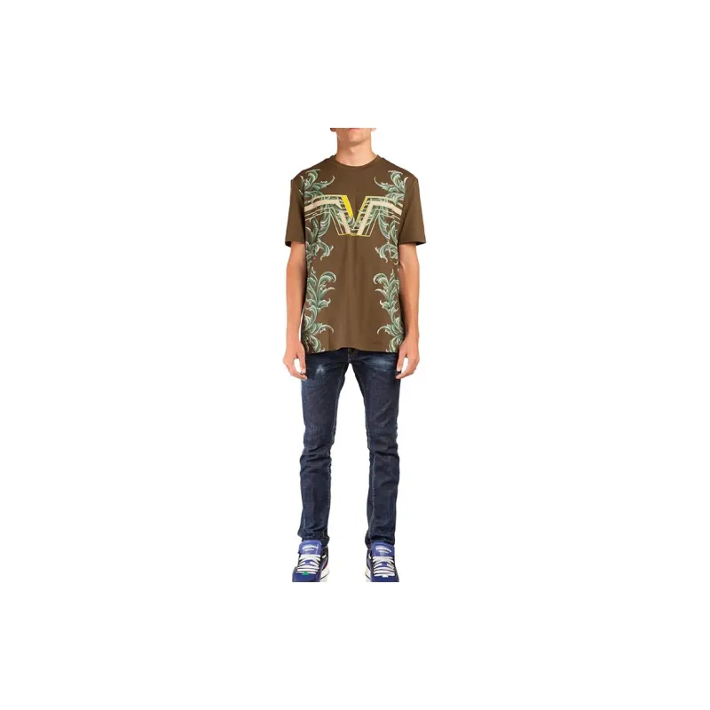 VERSACE T Shirts Men Brown-1