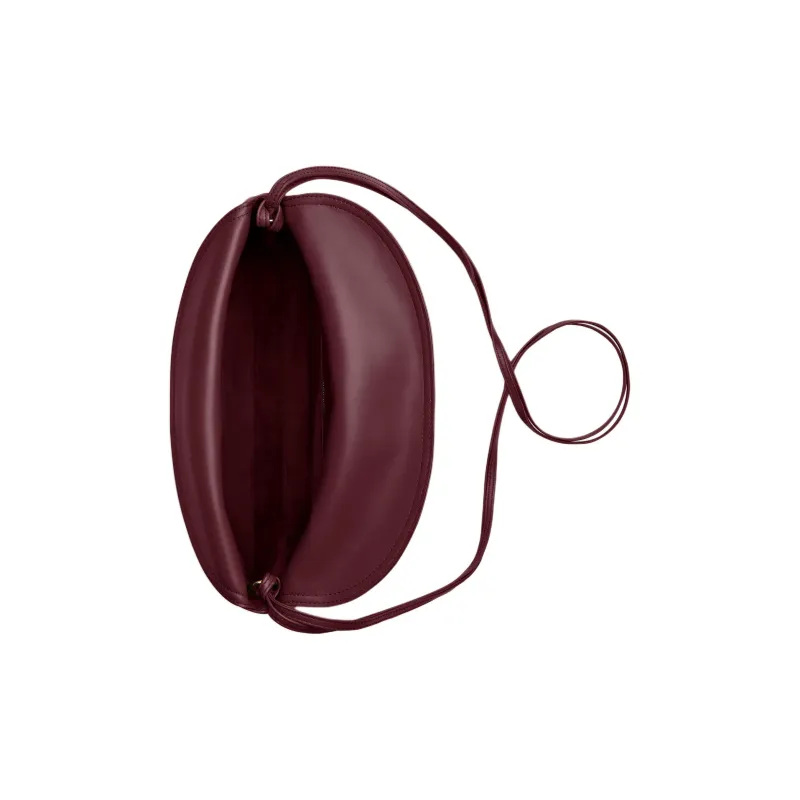 Bottega Veneta Cow Leather Shoulder Bag, Crossbody Bag Medium Size Women's Barolo Burgundy-4