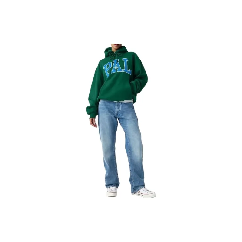 Palace X GAP Sweatshirts Unisex Green-3