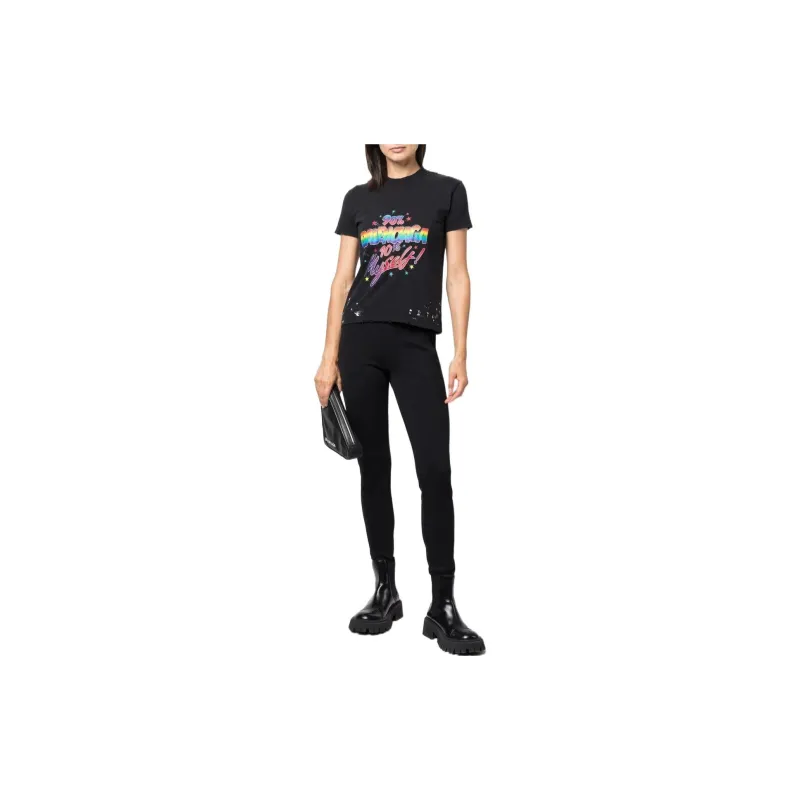Balenciaga Frontal Logo Cotton T Shirt-1