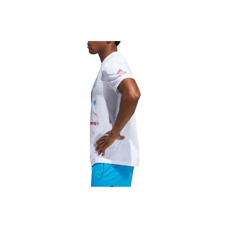 Adidas x MARVEL T Shirt Men's White-3