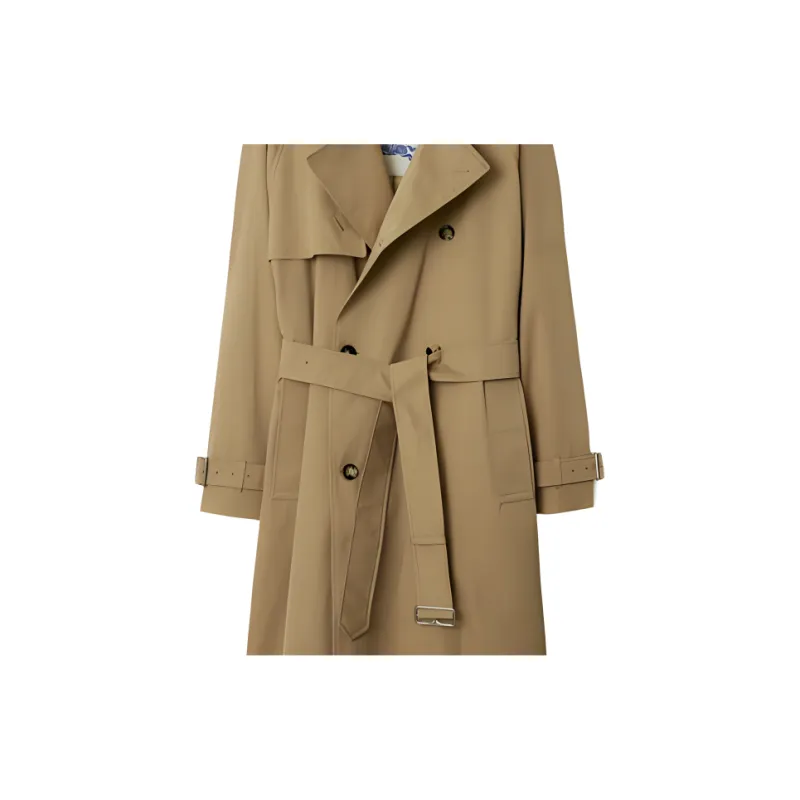 Burberry Gabardine weave Trench Coat-5