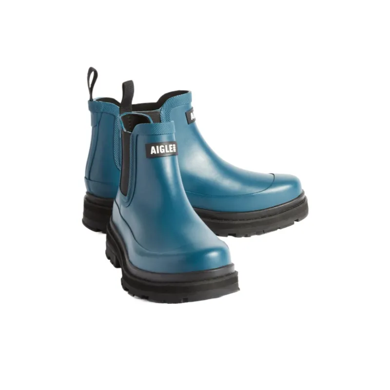 AIGLE Ankle Boots Women's Blue-2