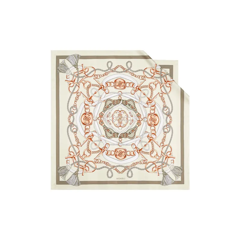 WENSLI Silk Scarves Women's-1