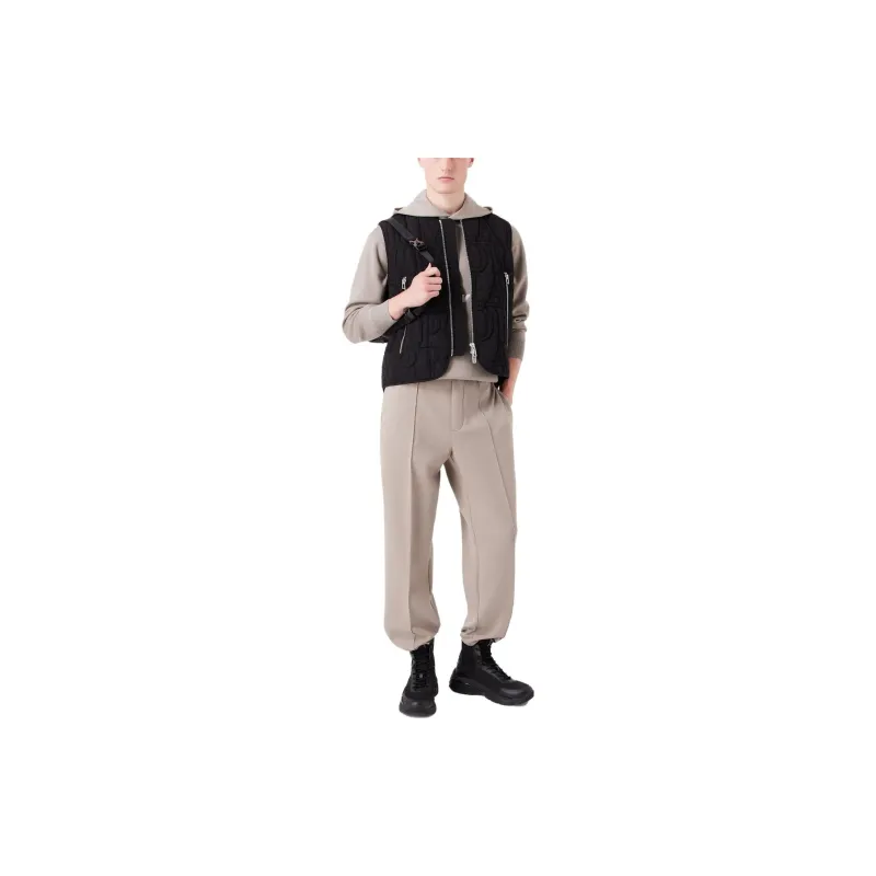 EMPORIO ARMANI Vests Men Black-1