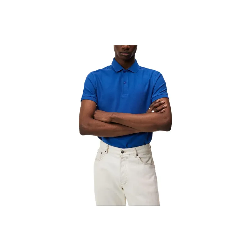 J.Lindeberg Troy Polo Shirt Quartz Polo Shirt Men's Blue-3
