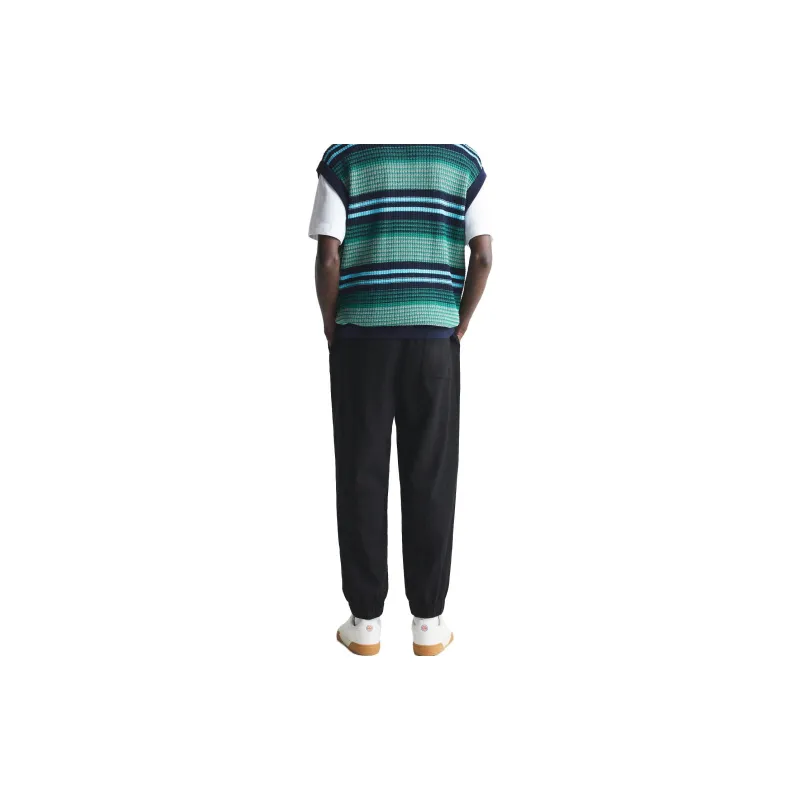 ZARA Casual Pants Men Black-3