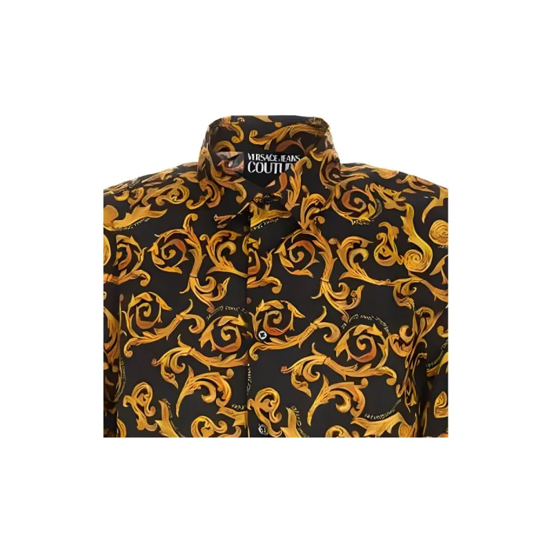 VERSACE JEANS COUTURE Baroque pattern Cotton Shirt-3